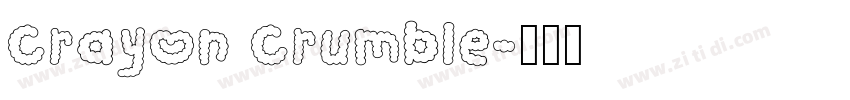 Crayon Crumble字体转换